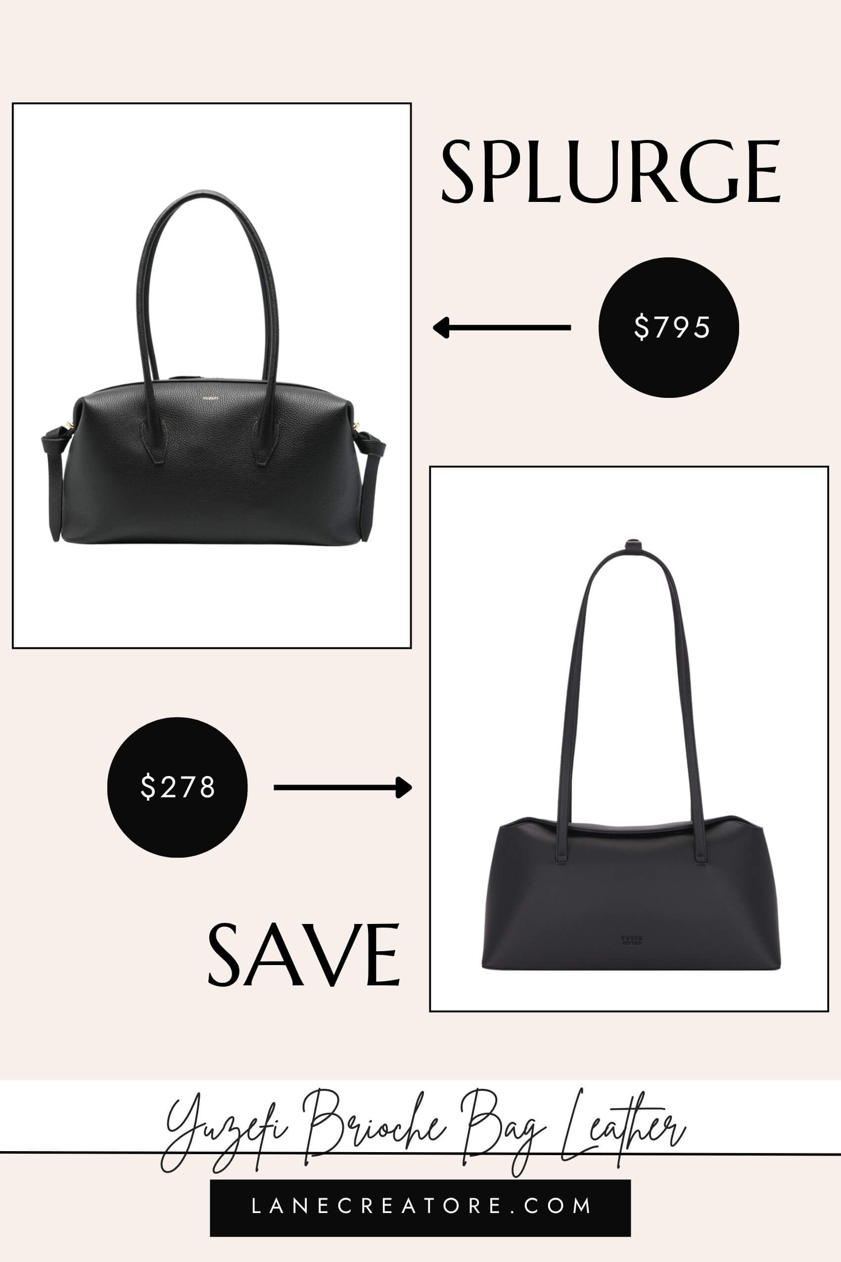 yuzefi brioche bag dupe